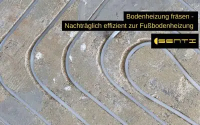 Nachträgliche Bodenheizung: Fräsen statt Aufreißen – die clevere Lösung für Altbauten